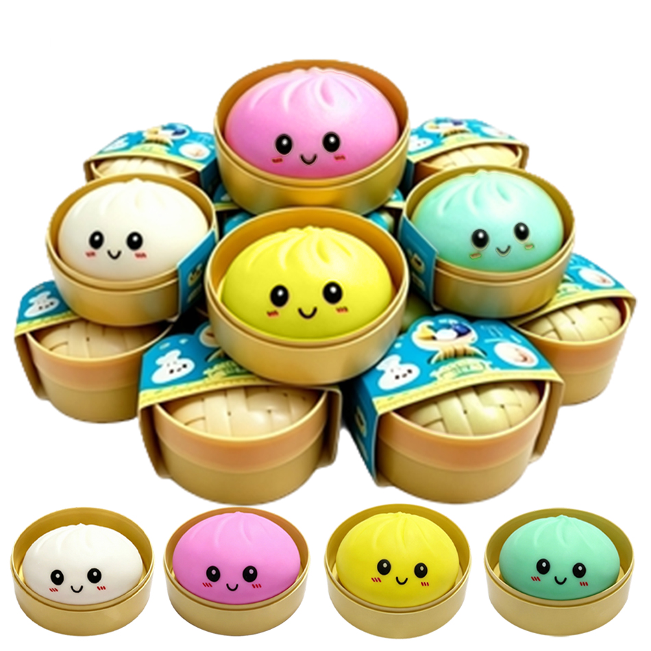 Home Office Simulator - High-Quality 1-4Pcs Simulation Dumpling Pressure Ball,