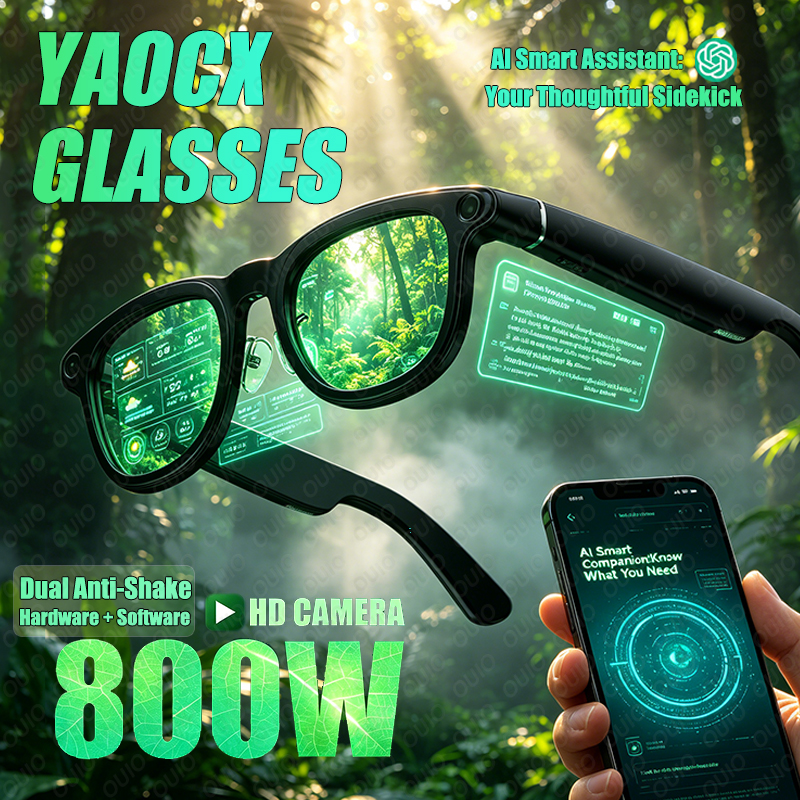 Webcam Hd 1080P - 2026 New Smart Glasses Side LED
