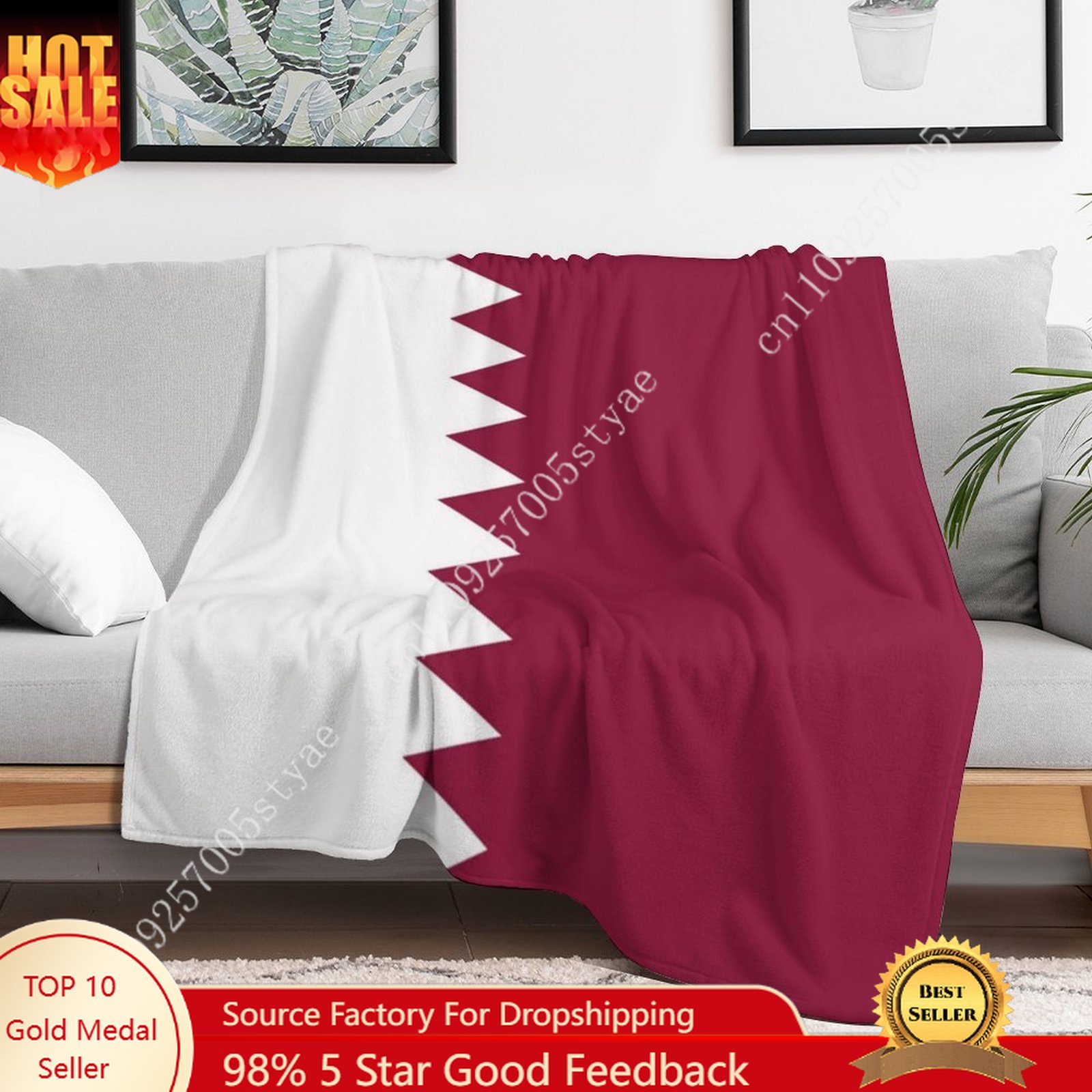 Home Office Qatar - Qatar Flag Flannel Blankets Are Soft
