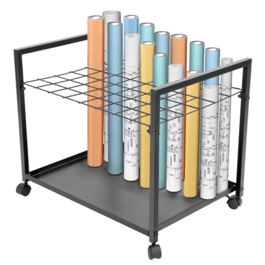 Home Office Architecture - Blueprint Storage Rack 48 Slots Portable
