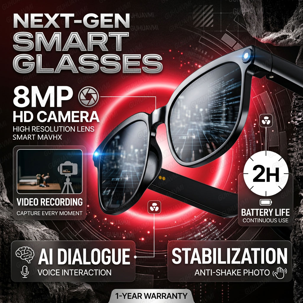 Wireless Smart Camera Glasses  - Webcam Hd 1080P ulasan dan harga