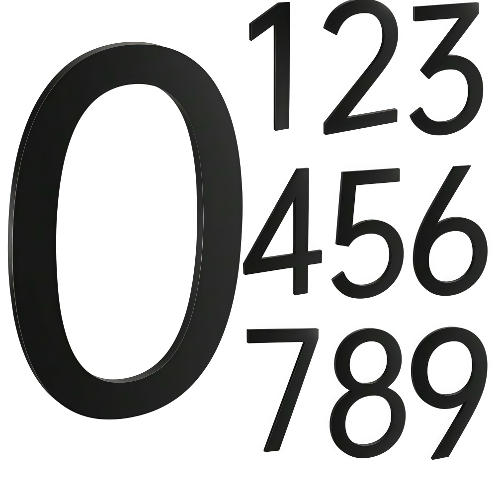 1pc Self Adhesive 3D Number St - Home Office Number ulasan dan harga