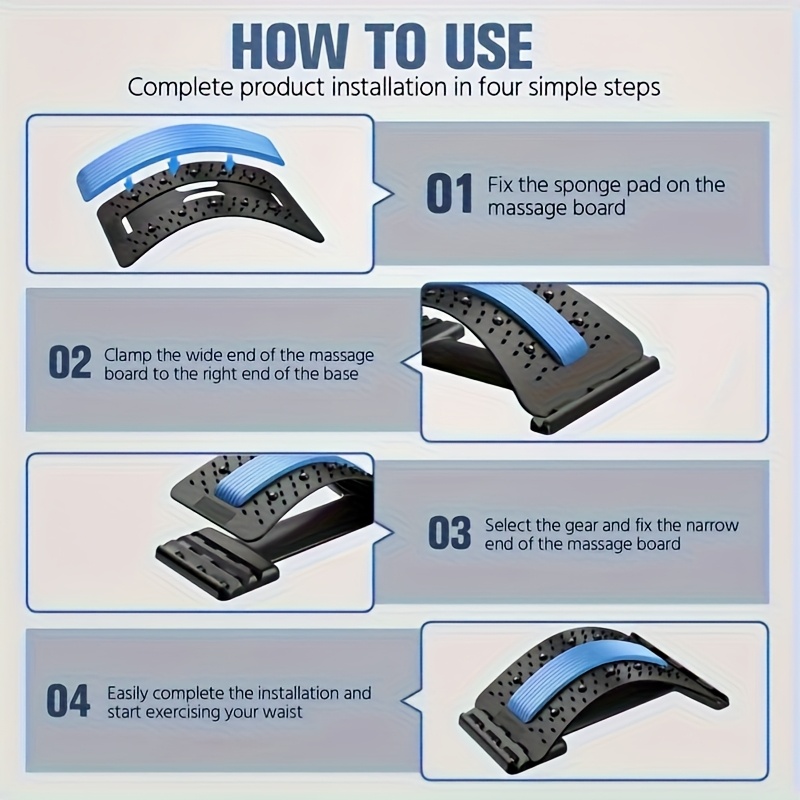 3-Level Back Stretcher Posture - Home Office Work ulasan dan harga