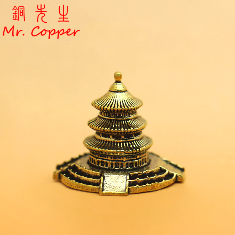 Brass Temple Architecture Figu - Home Office Architecture ulasan dan harga