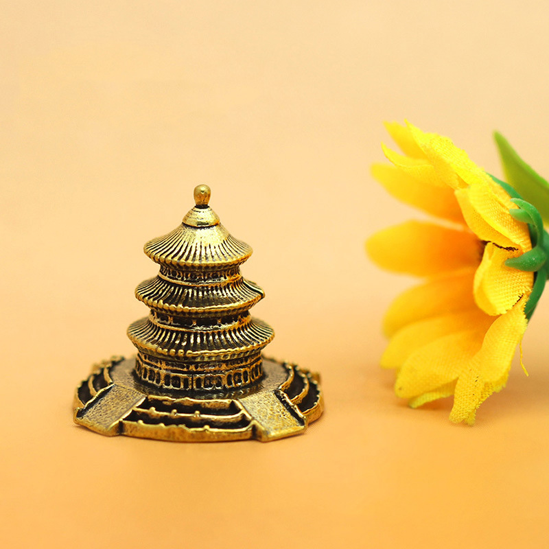 Brass Temple Architecture Figu - Home Office Architecture ulasan dan harga