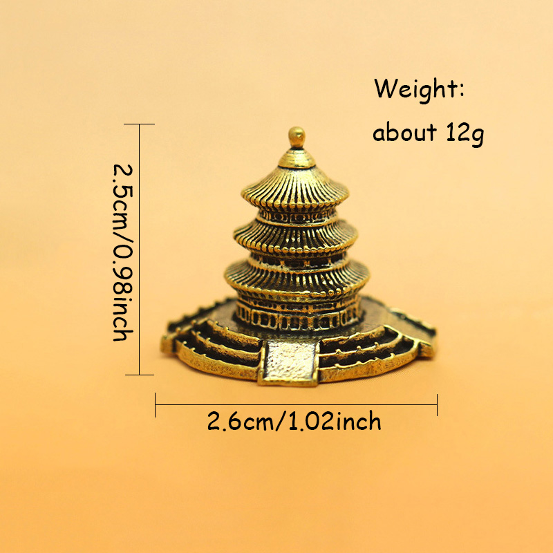 Brass Temple Architecture Figu - Home Office Architecture ulasan dan harga