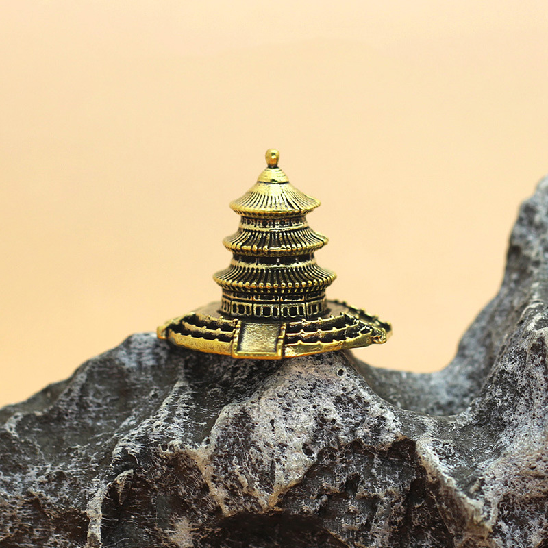 Brass Temple Architecture Figu - Home Office Architecture ulasan dan harga