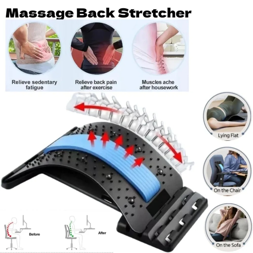 Lumbar Back Stretcher 4 Level  - Home Office Work ulasan dan harga