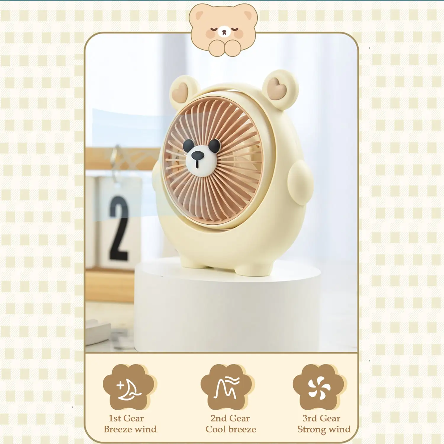 AOYI Desktop Personal Fan, 500 - Home Office Work ulasan dan harga