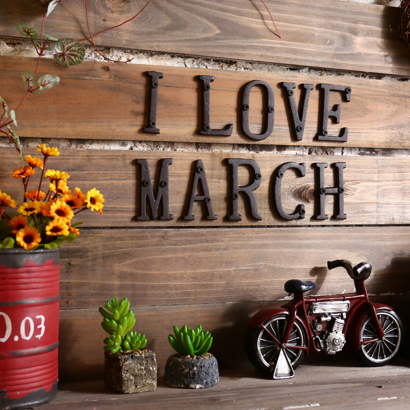 Metal Letters Numbers Cast Iro - Home Office Number ulasan dan harga