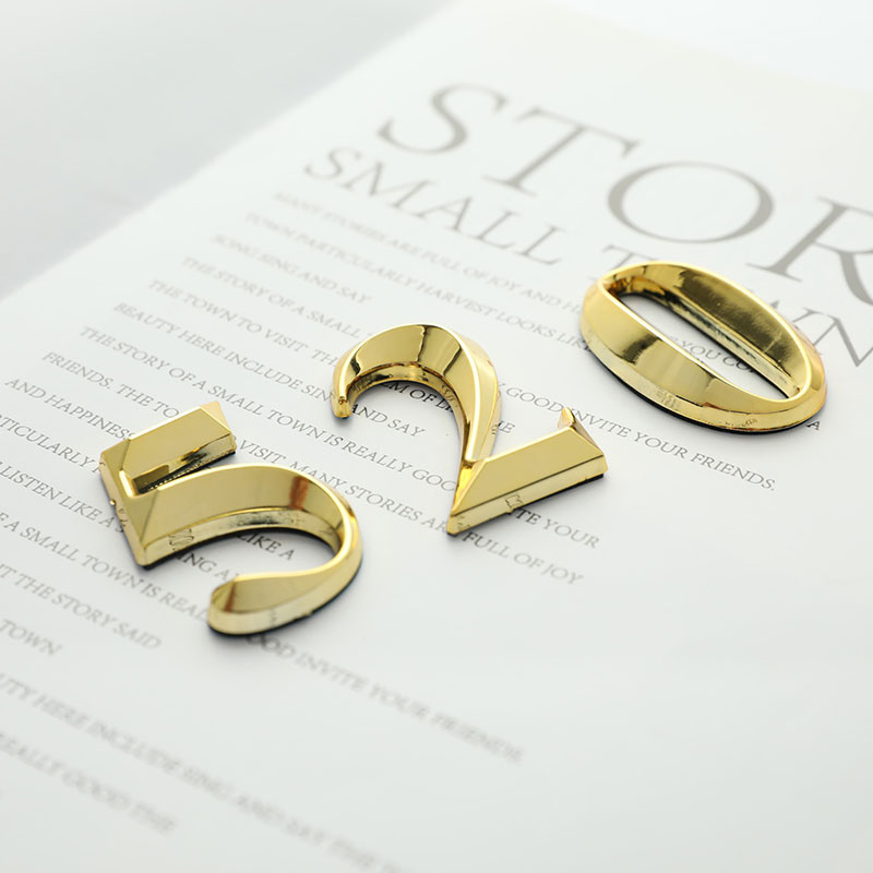1pc Height 5cm Golden Home Sti - Home Office Number ulasan dan harga