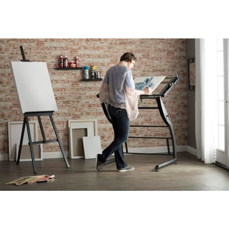 Triflex Drawing Table Sit to S - Home Office Desks ulasan dan harga