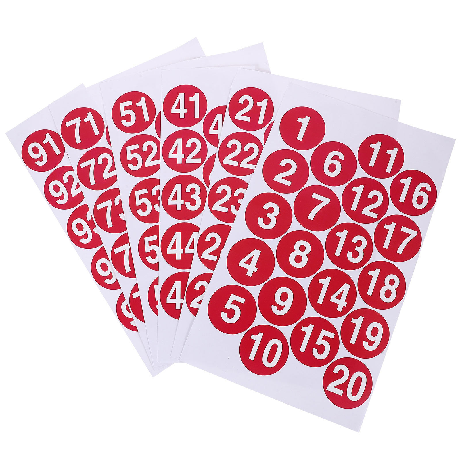 1Set Waterproof Number Sticker - Home Office Number ulasan dan harga