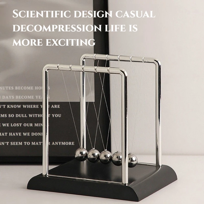 Newton's Cradle Balance Steel  - Home Office Architecture ulasan dan harga