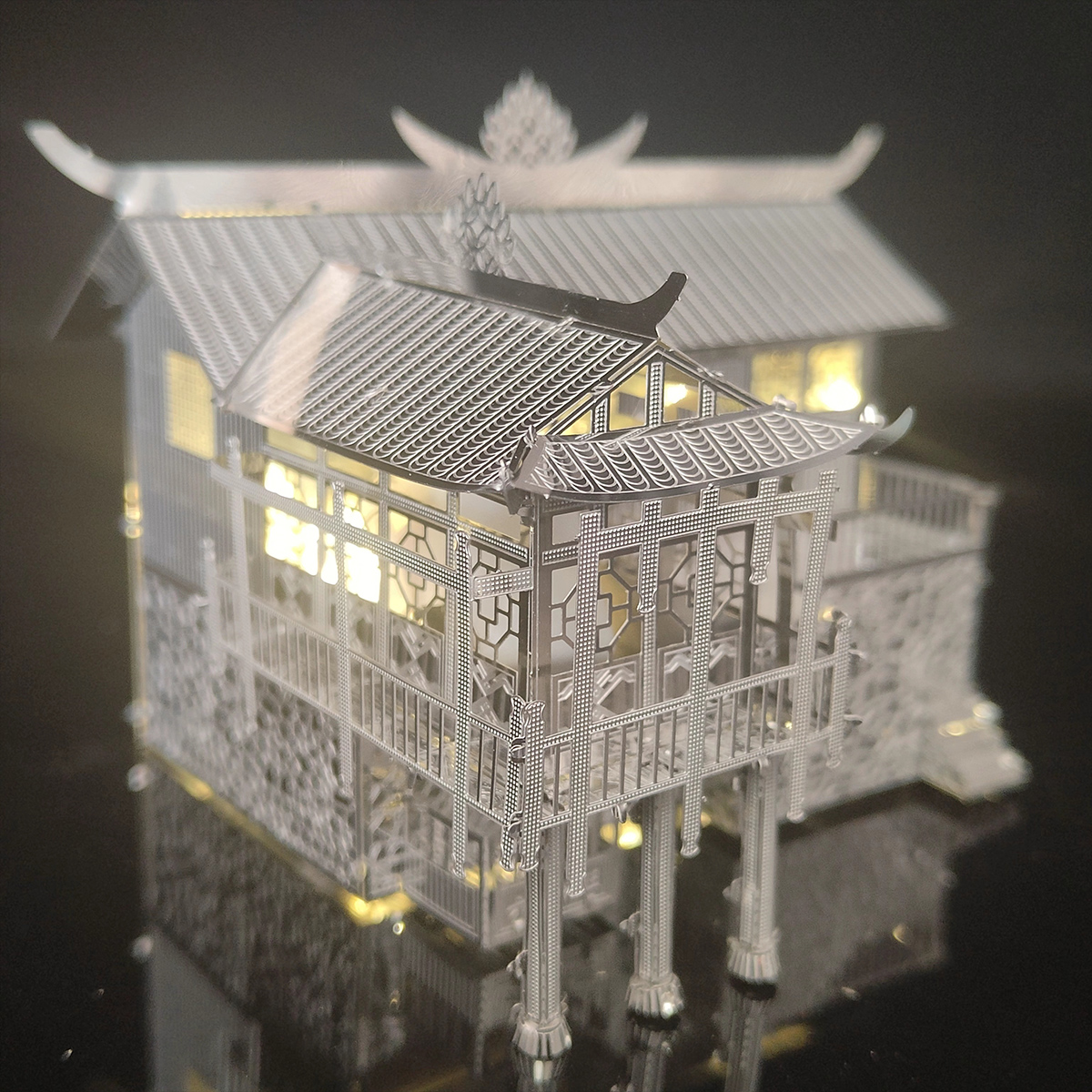 3D Metal Puzzle Stilt House Ar - Home Office Architecture ulasan dan harga