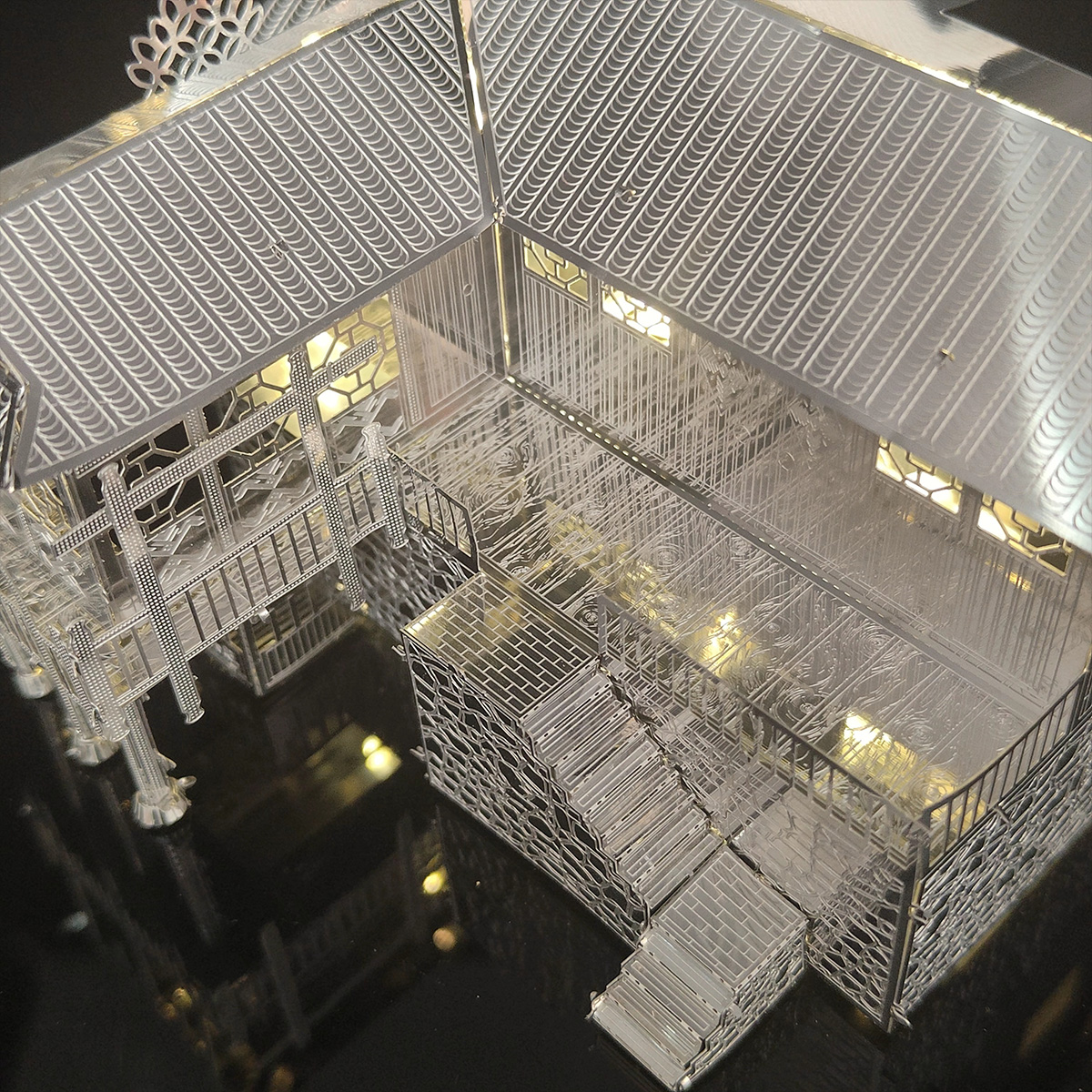3D Metal Puzzle Stilt House Ar - Home Office Architecture ulasan dan harga