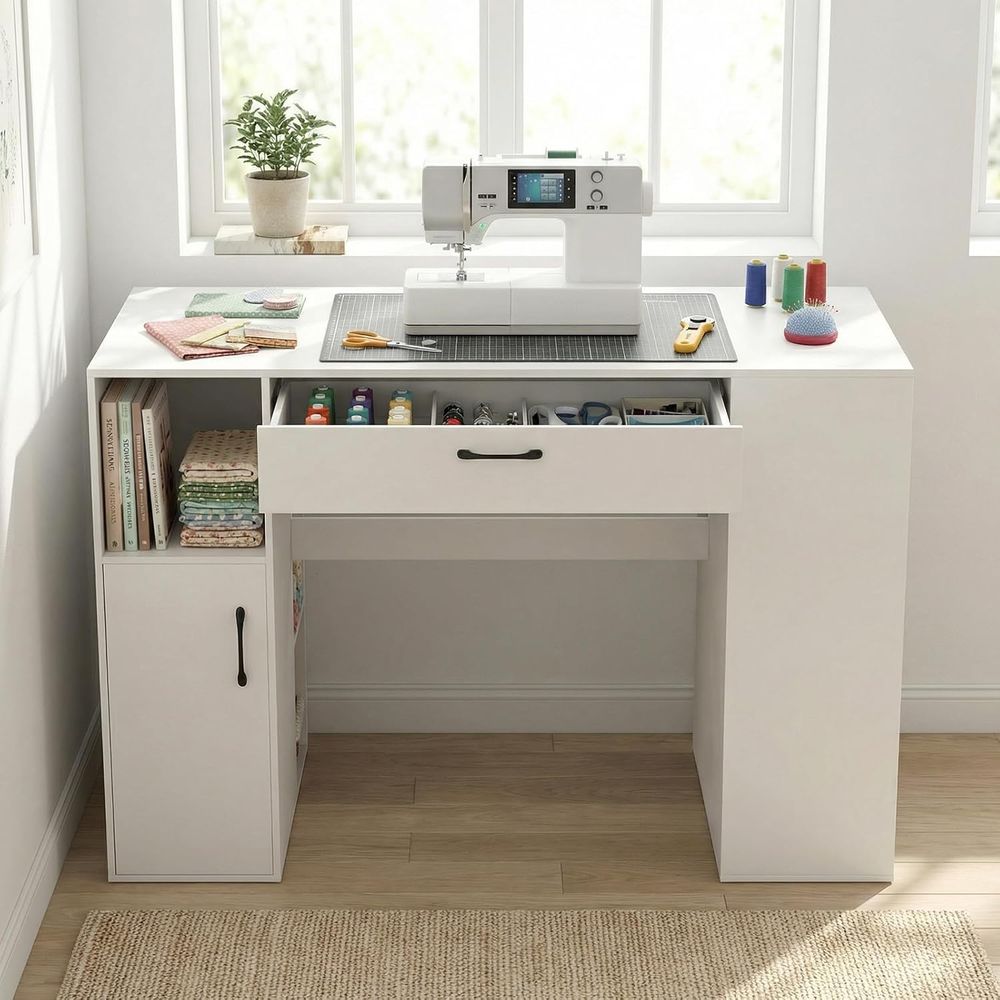 Adjustable Height Sewing Desk  - Home Office Desks ulasan dan harga