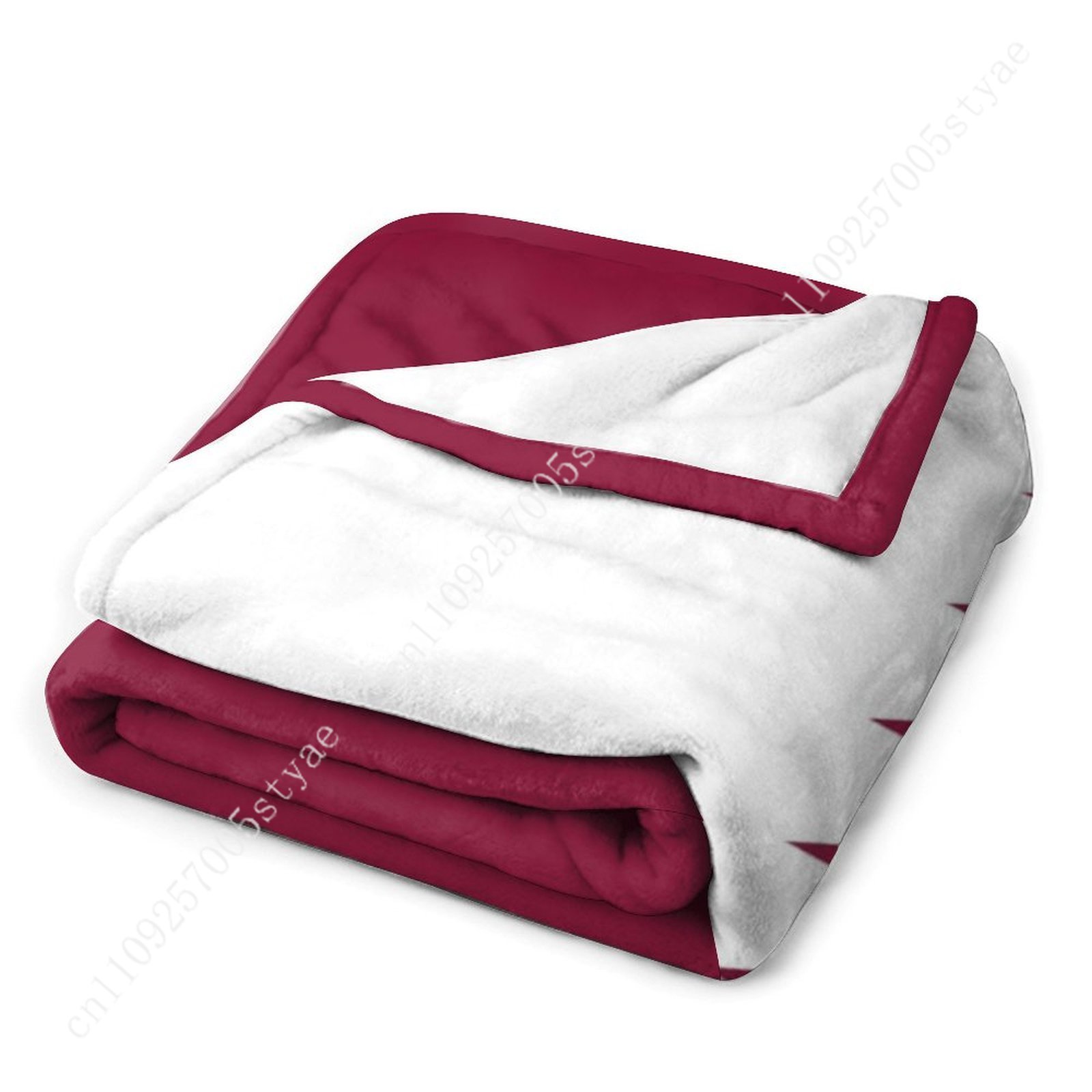 Qatar Flag Flannel Blankets Ar - Home Office Qatar ulasan dan harga