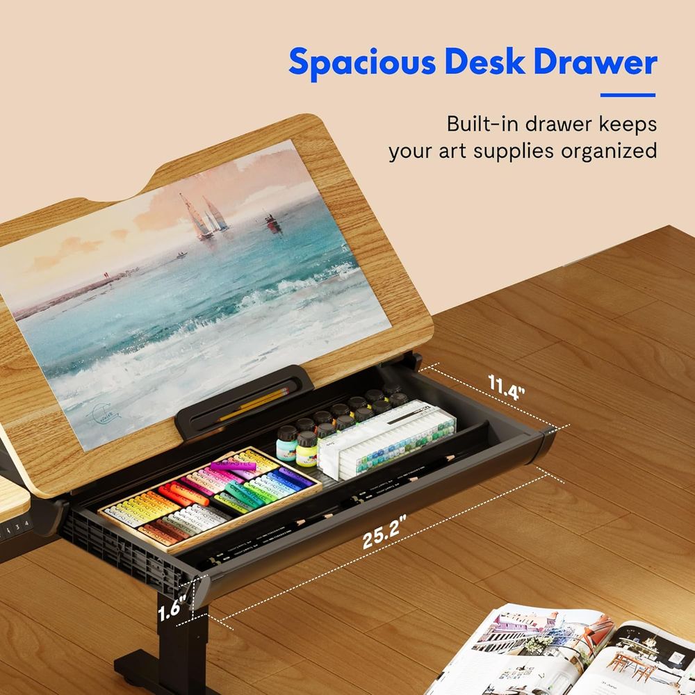 Adjustable Height Electric Sta - Home Office Desks ulasan dan harga