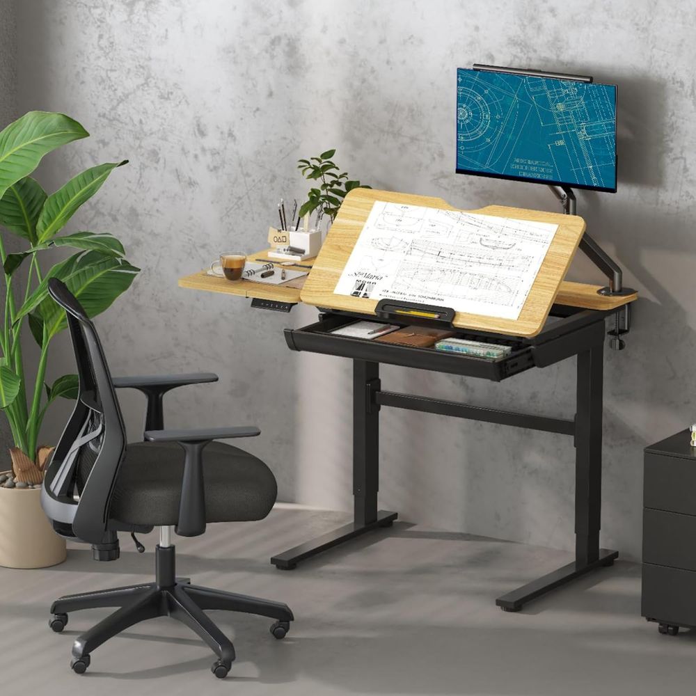 Adjustable Height Electric Sta - Home Office Desks ulasan dan harga