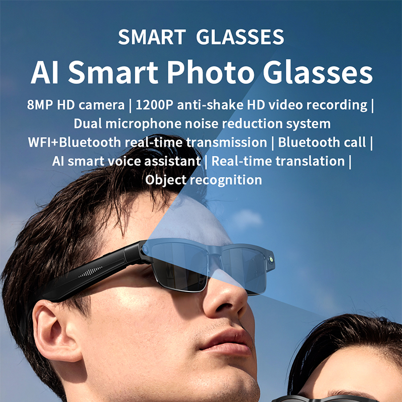 2026 New Al Smart Glasses 800W - Webcam Hd 1080P ulasan dan harga