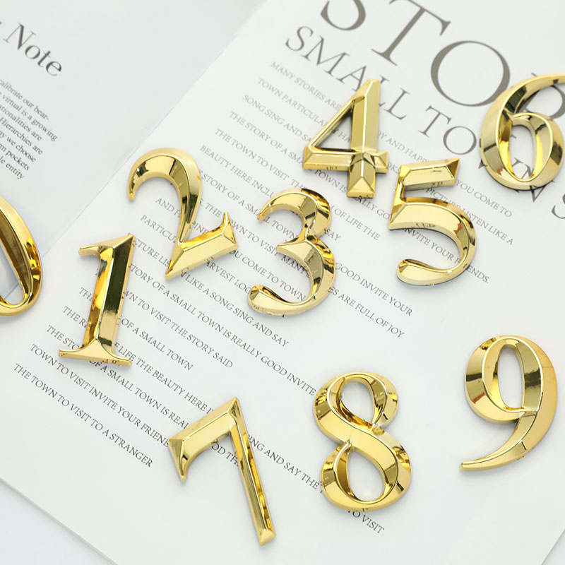 1PC Self Adhesive 3D Number St - Home Office Number ulasan dan harga