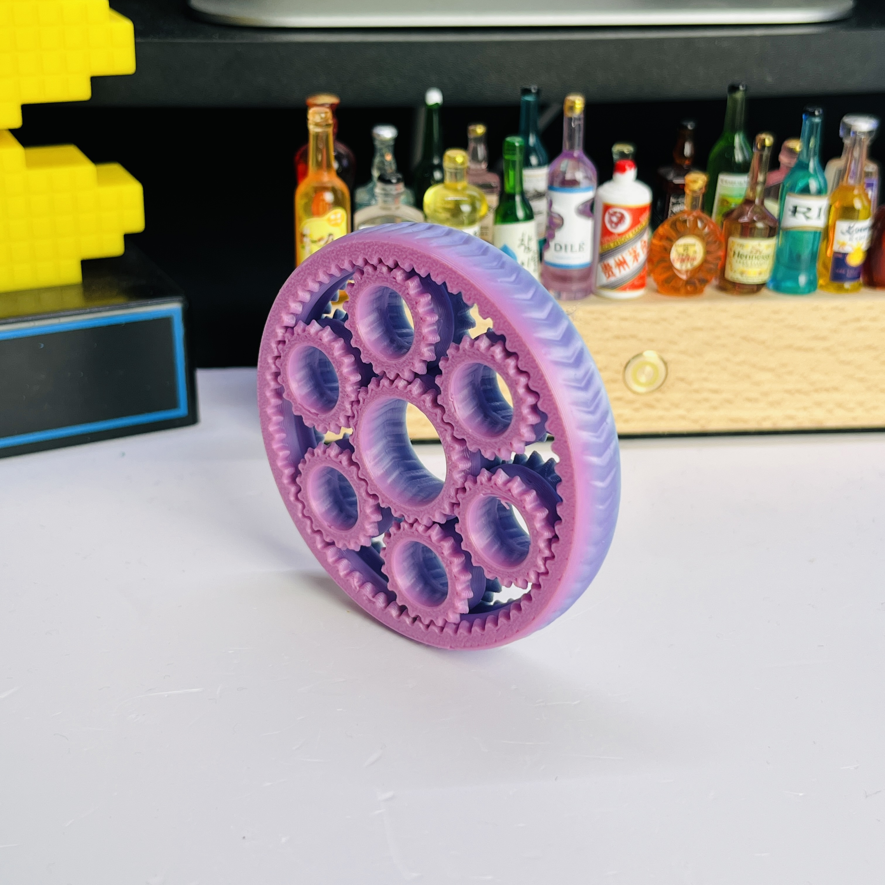 3D Printed Six-Gear Finger Spi - Home Office Architecture ulasan dan harga