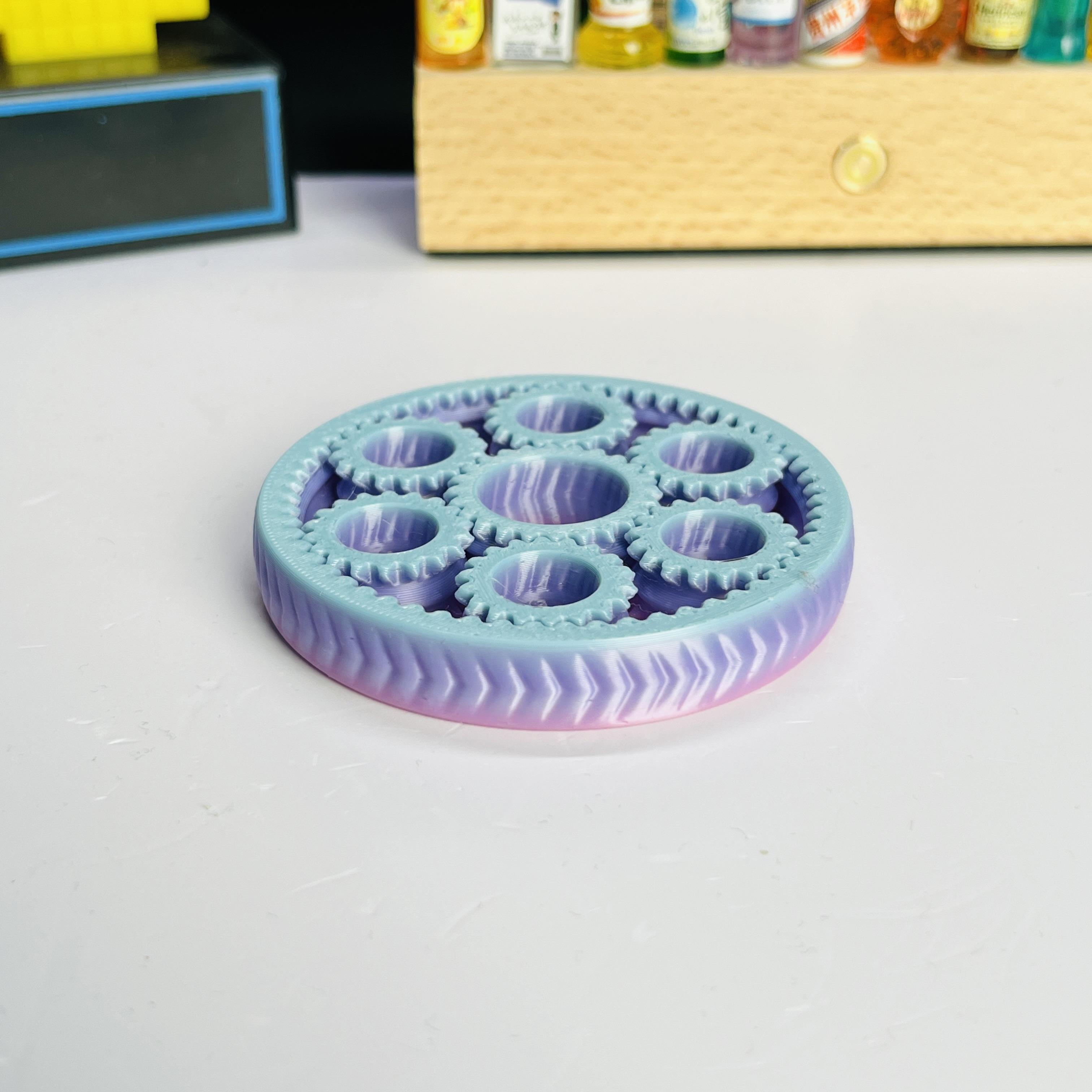 3D Printed Six-Gear Finger Spi - Home Office Architecture ulasan dan harga