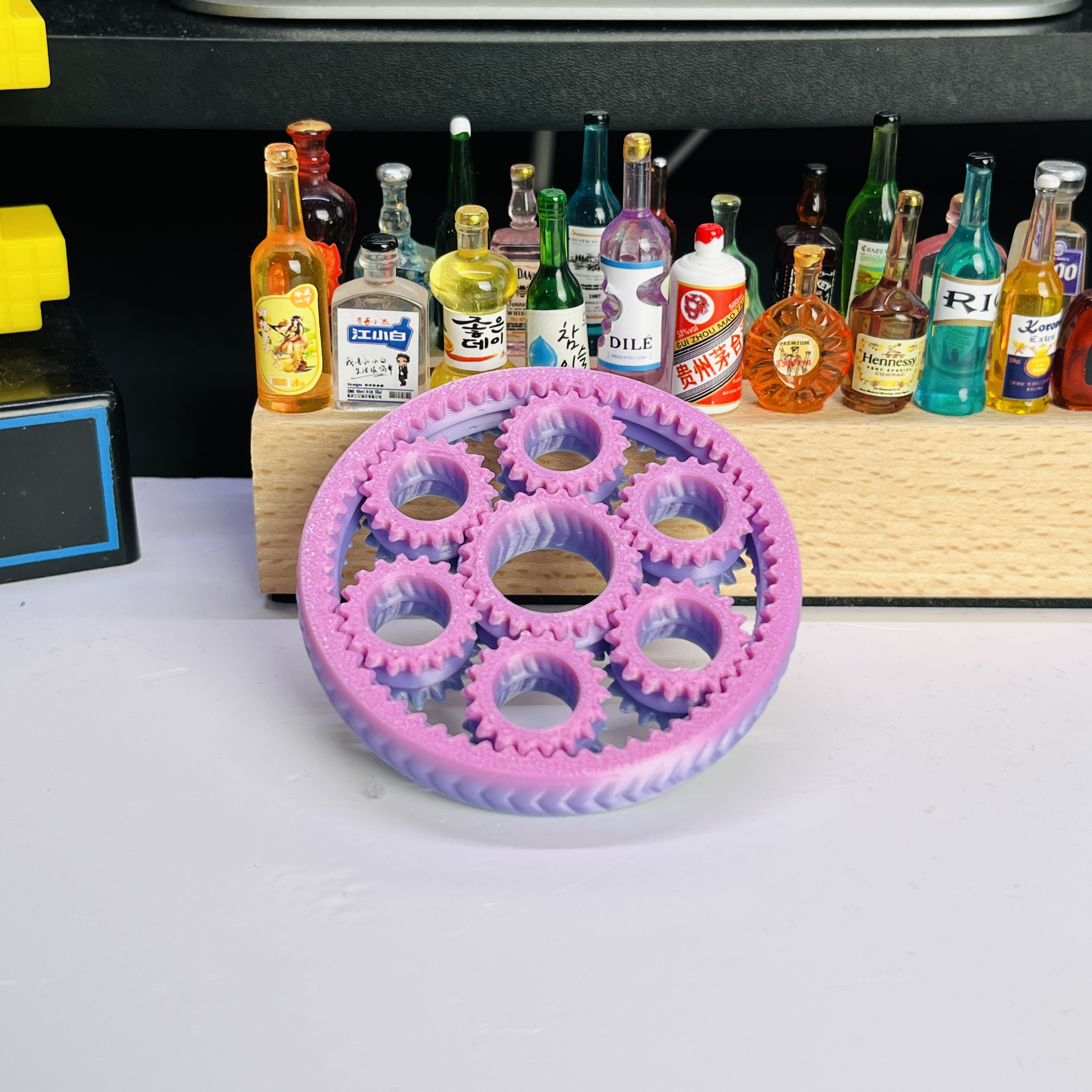 3D Printed Six-Gear Finger Spi - Home Office Architecture ulasan dan harga