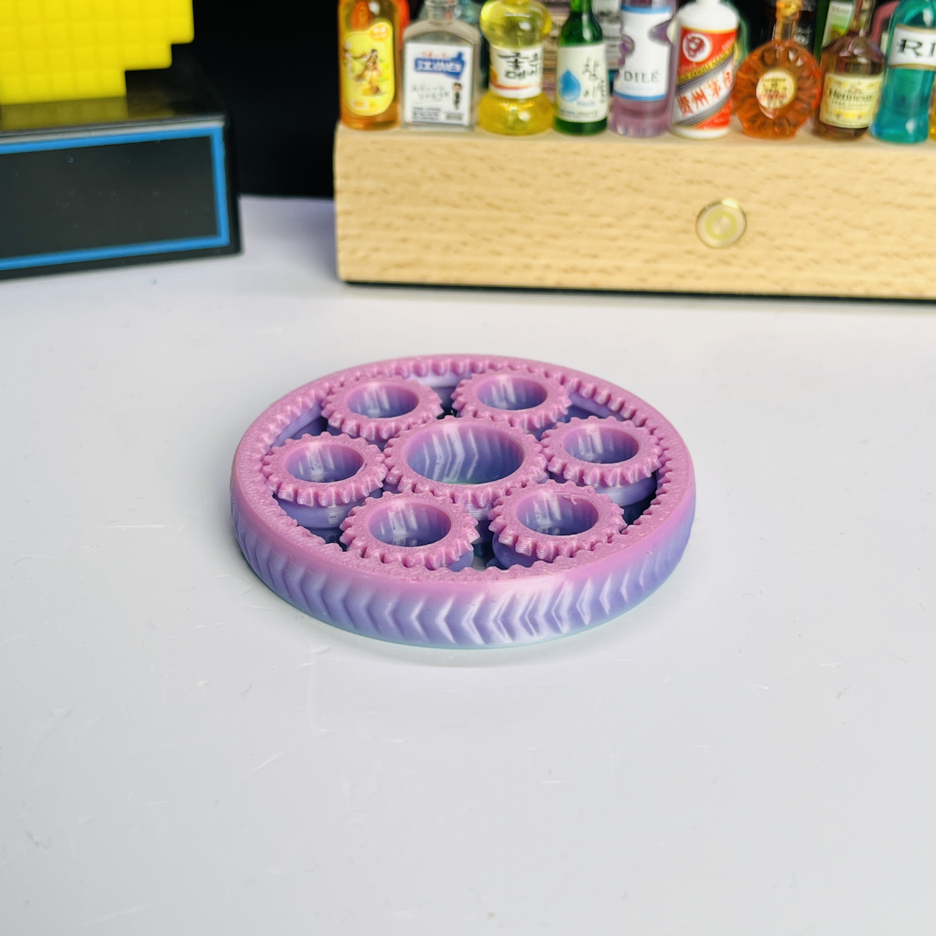3D Printed Six-Gear Finger Spi - Home Office Architecture ulasan dan harga