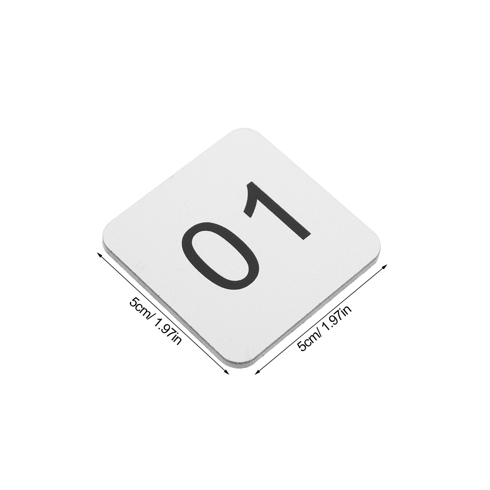 20Pcs Self-Adhesive Acrylic Nu - Home Office Number ulasan dan harga