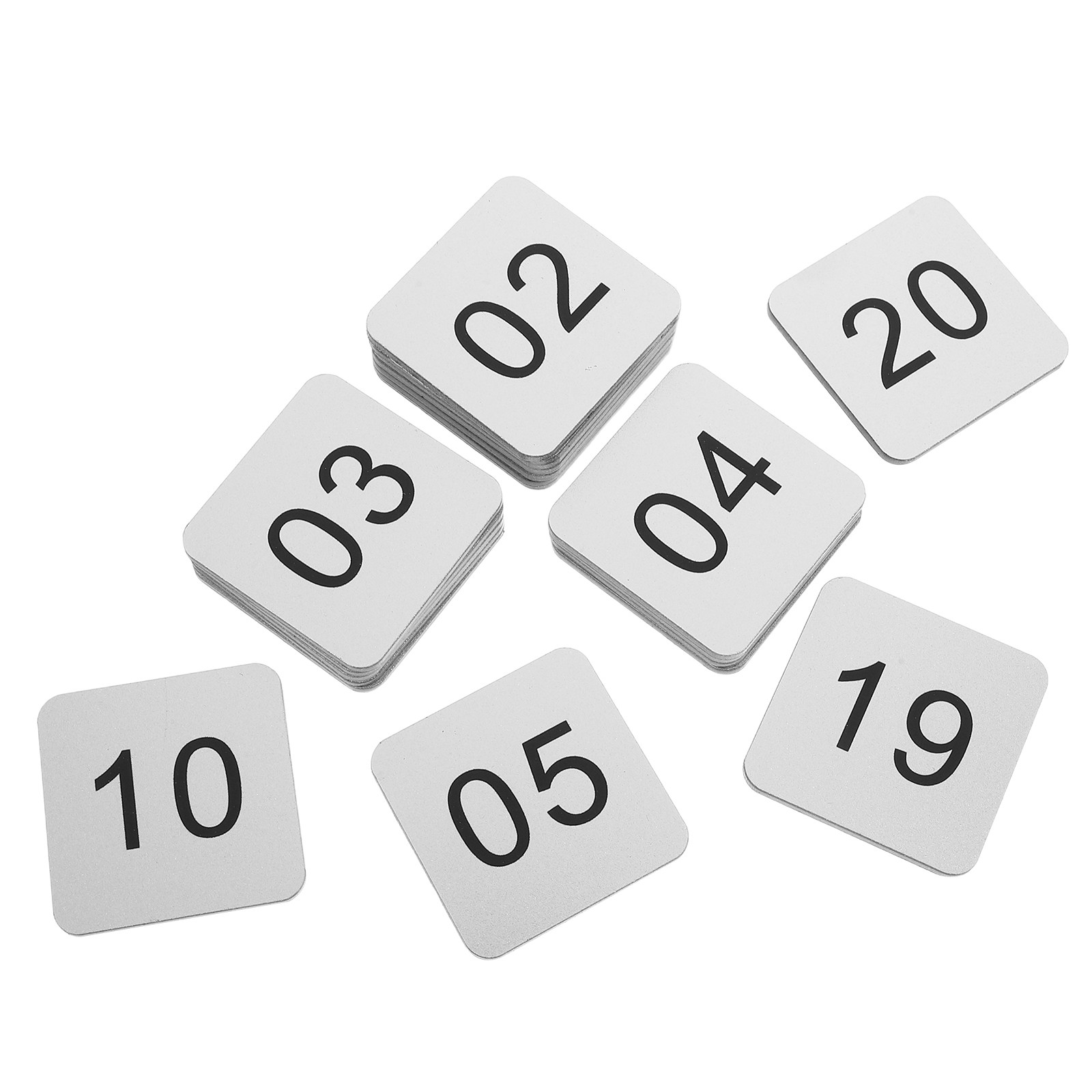 20Pcs Self-Adhesive Acrylic Nu - Home Office Number ulasan dan harga