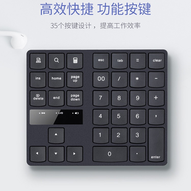 35Keys Bluetooth Numeric Keypa - Home Office Number ulasan dan harga