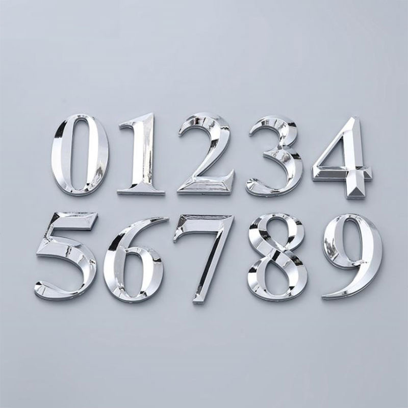 1PC Self Adhesive 3D Number St - Home Office Number ulasan dan harga