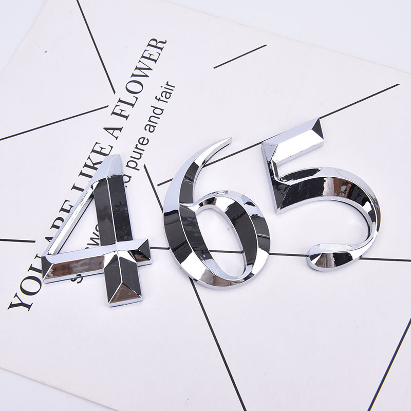 1PC Self Adhesive 3D Number St - Home Office Number ulasan dan harga