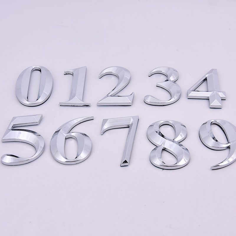 1PC Self Adhesive 3D Number St - Home Office Number ulasan dan harga