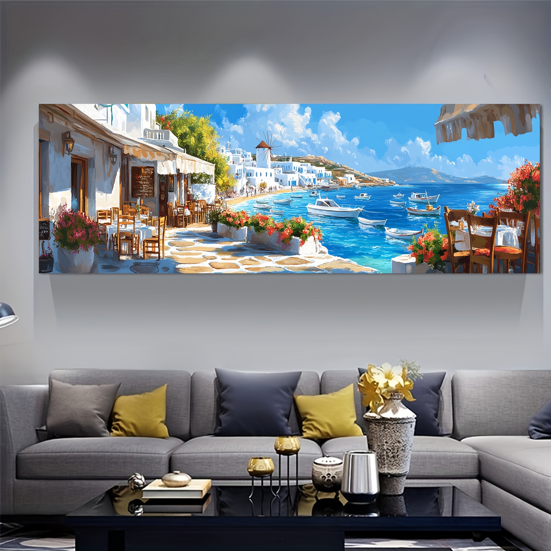 A Spacious Cafe in Mykonos Fea - Home Office Architecture ulasan dan harga