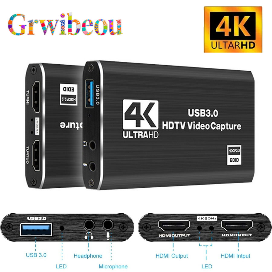 4K USB 3.0 Video Capture Card  - Webcam Hd 1080P ulasan dan harga