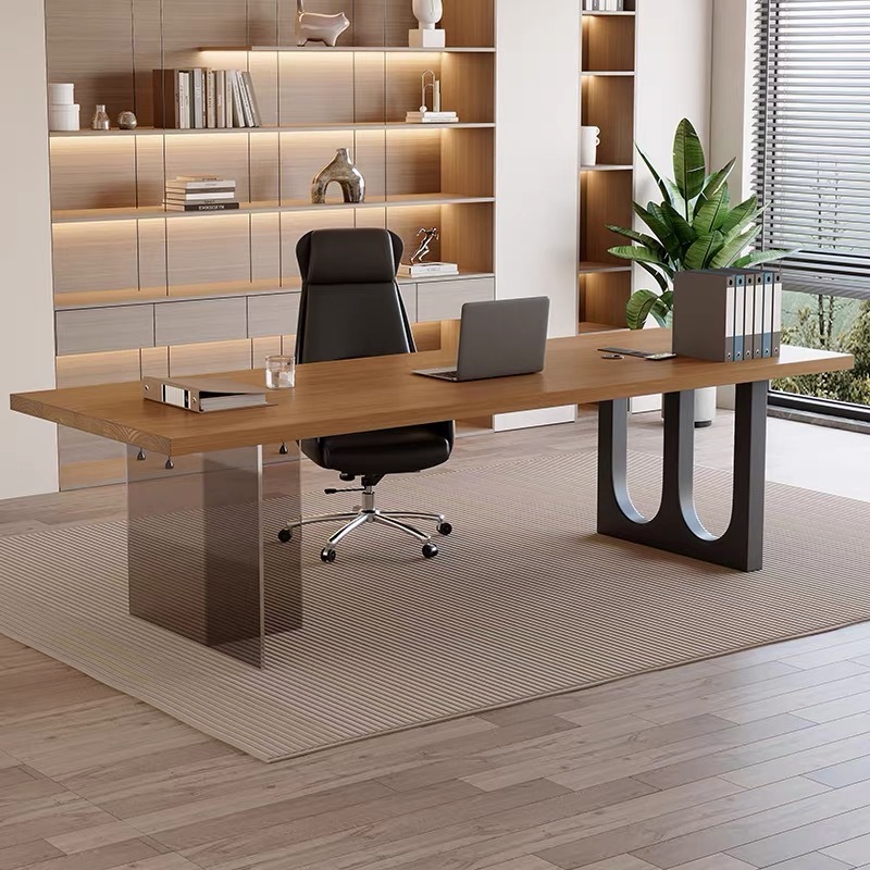 Italian Acrylic Floating Woode - Home Office Desks ulasan dan harga