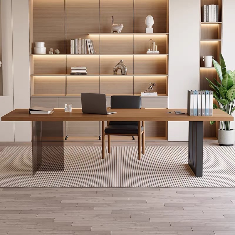 Italian Acrylic Floating Woode - Home Office Desks ulasan dan harga