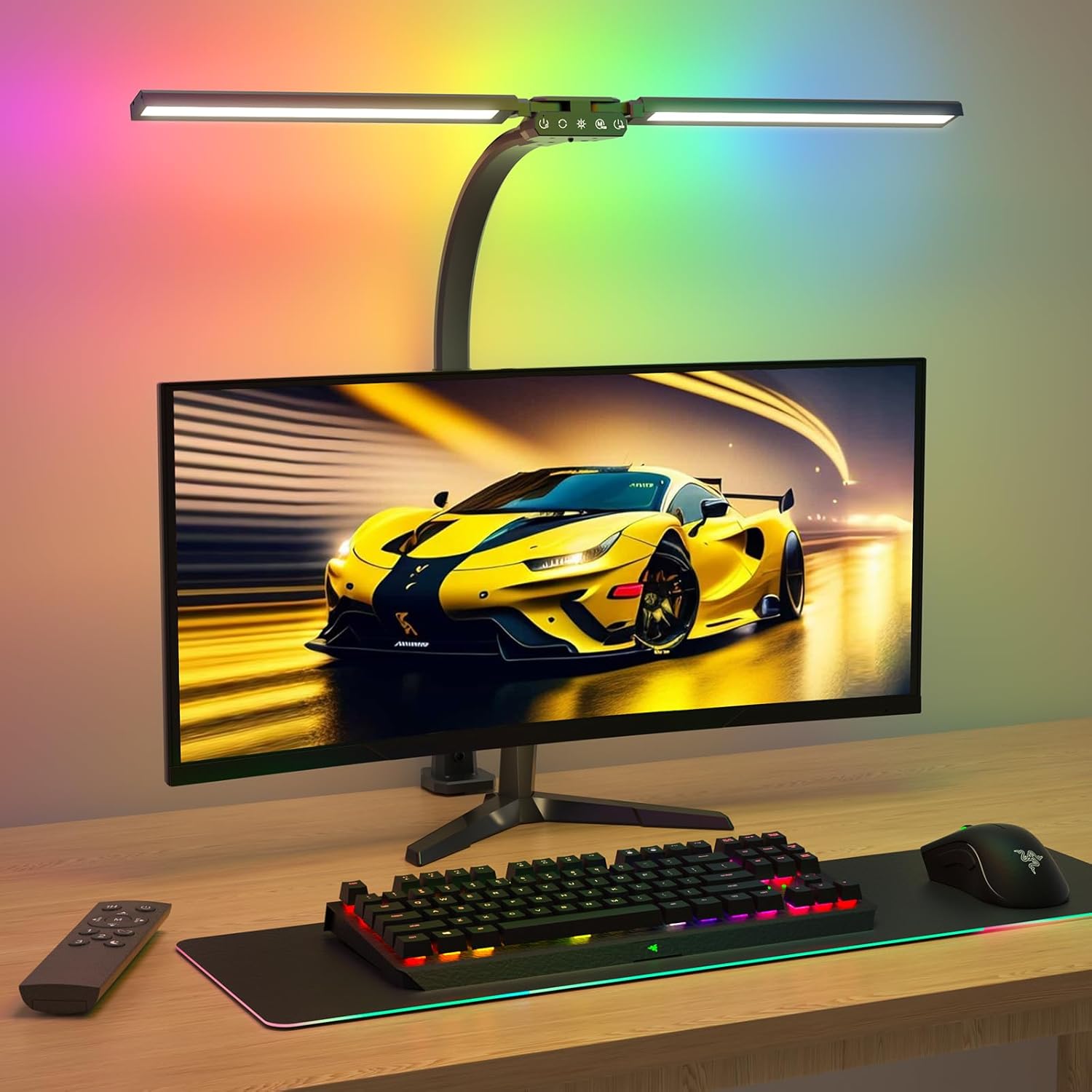 Upgraded RGB LED Desk Lamp wit - Home Office Desks ulasan dan harga