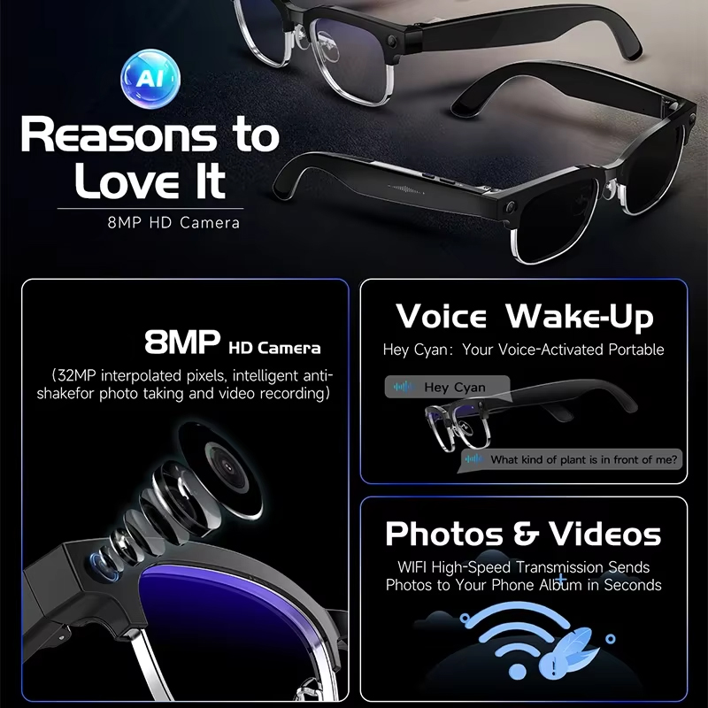 1080P 800W HD Camera Smart Gla - Webcam Hd 1080P ulasan dan harga