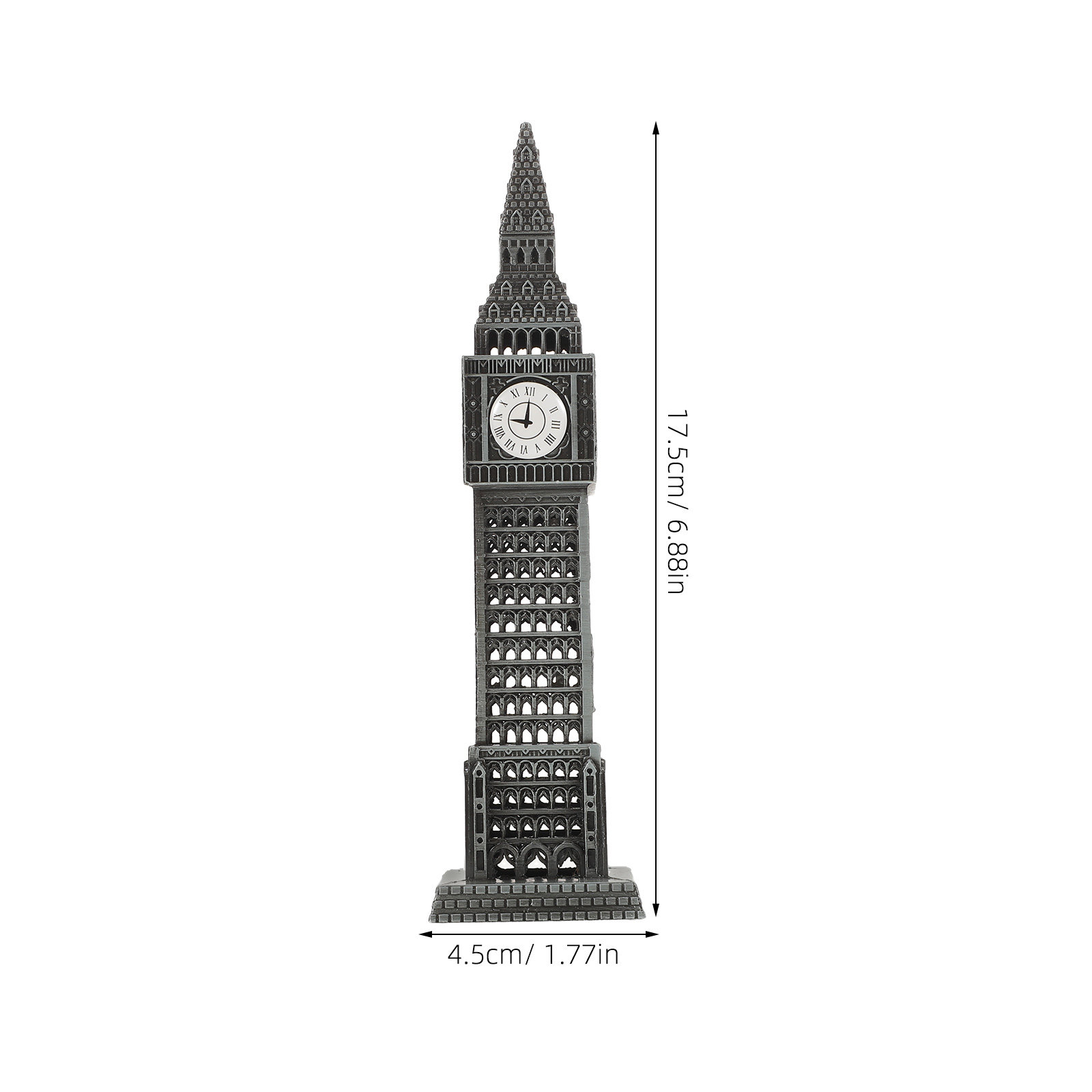 Metal Tabletop Clock Tower Vin - Home Office London ulasan dan harga