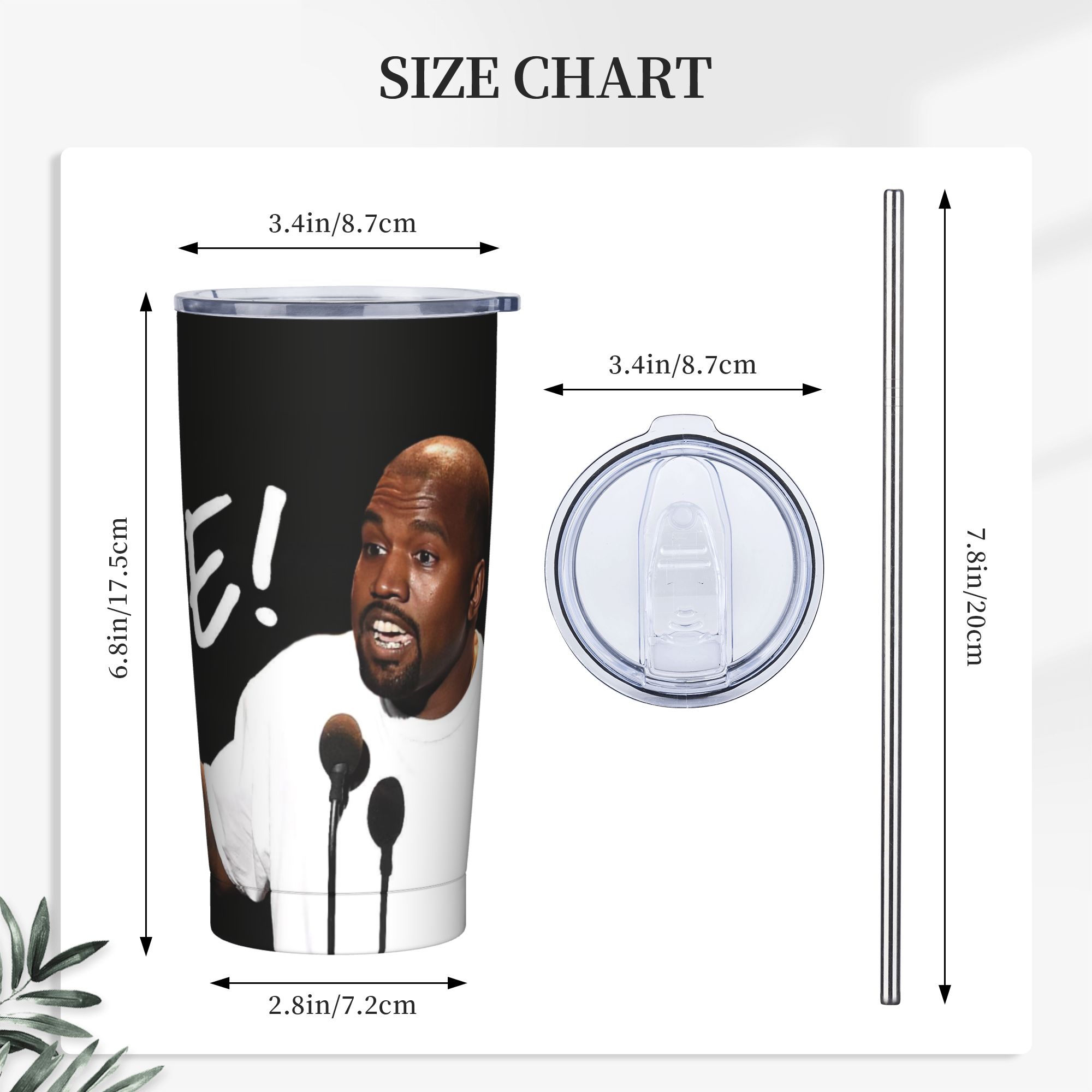 Ye Kanye West Tumbler Vacuum I - Home Office Ye ulasan dan harga