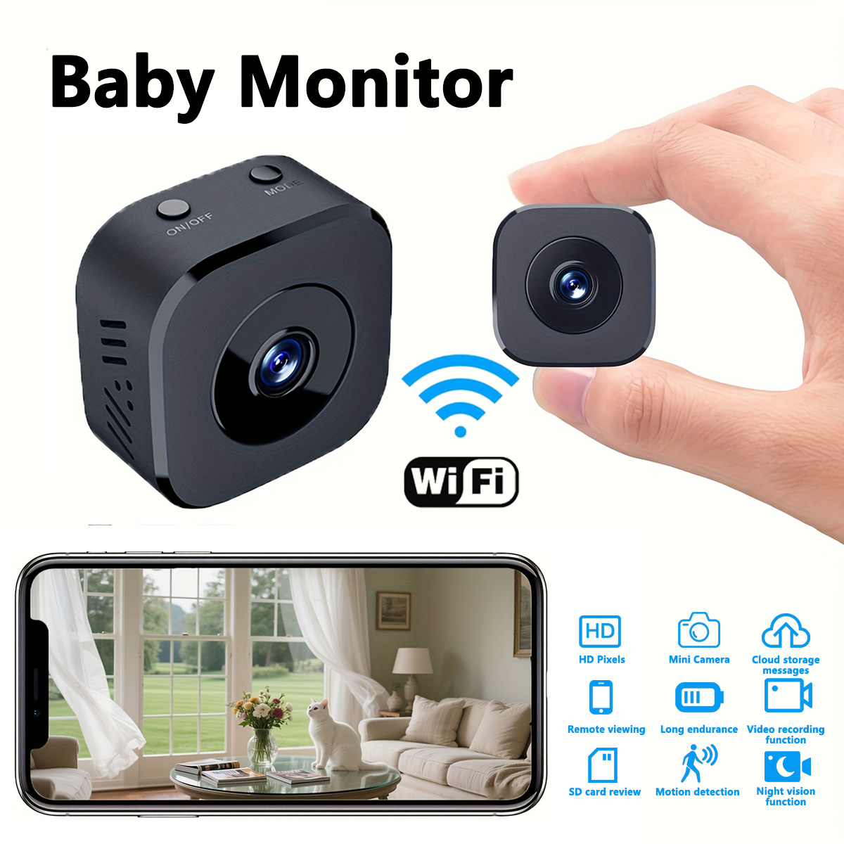 1080P HD Mini WiFi Camera Indo - Webcam Hd 1080P ulasan dan harga