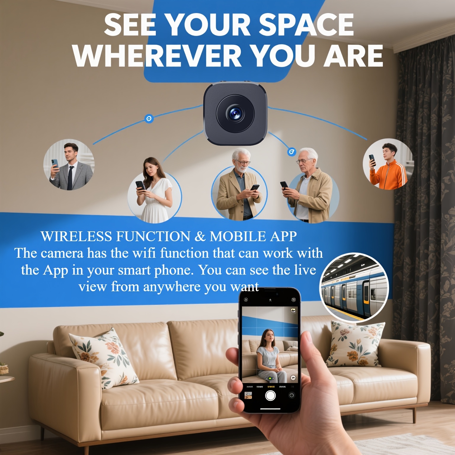 1080P HD Mini WiFi Camera Indo - Webcam Hd 1080P ulasan dan harga