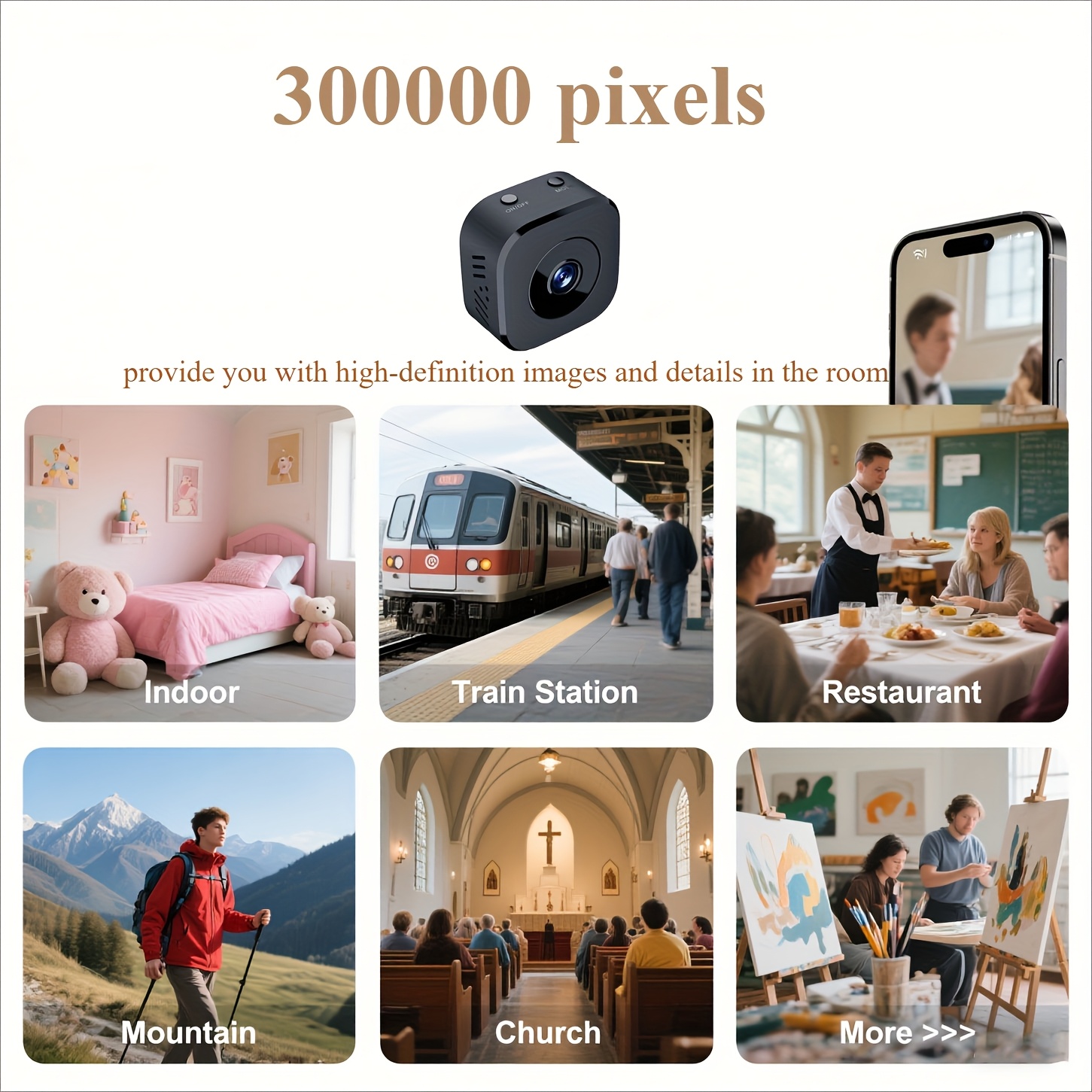 1080P HD Mini WiFi Camera Indo - Webcam Hd 1080P ulasan dan harga