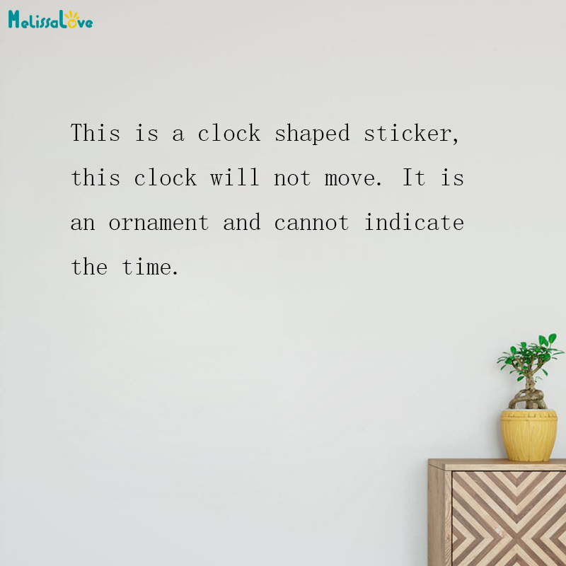 Clock Shape Wall Sticker Londo - Home Office England ulasan dan harga
