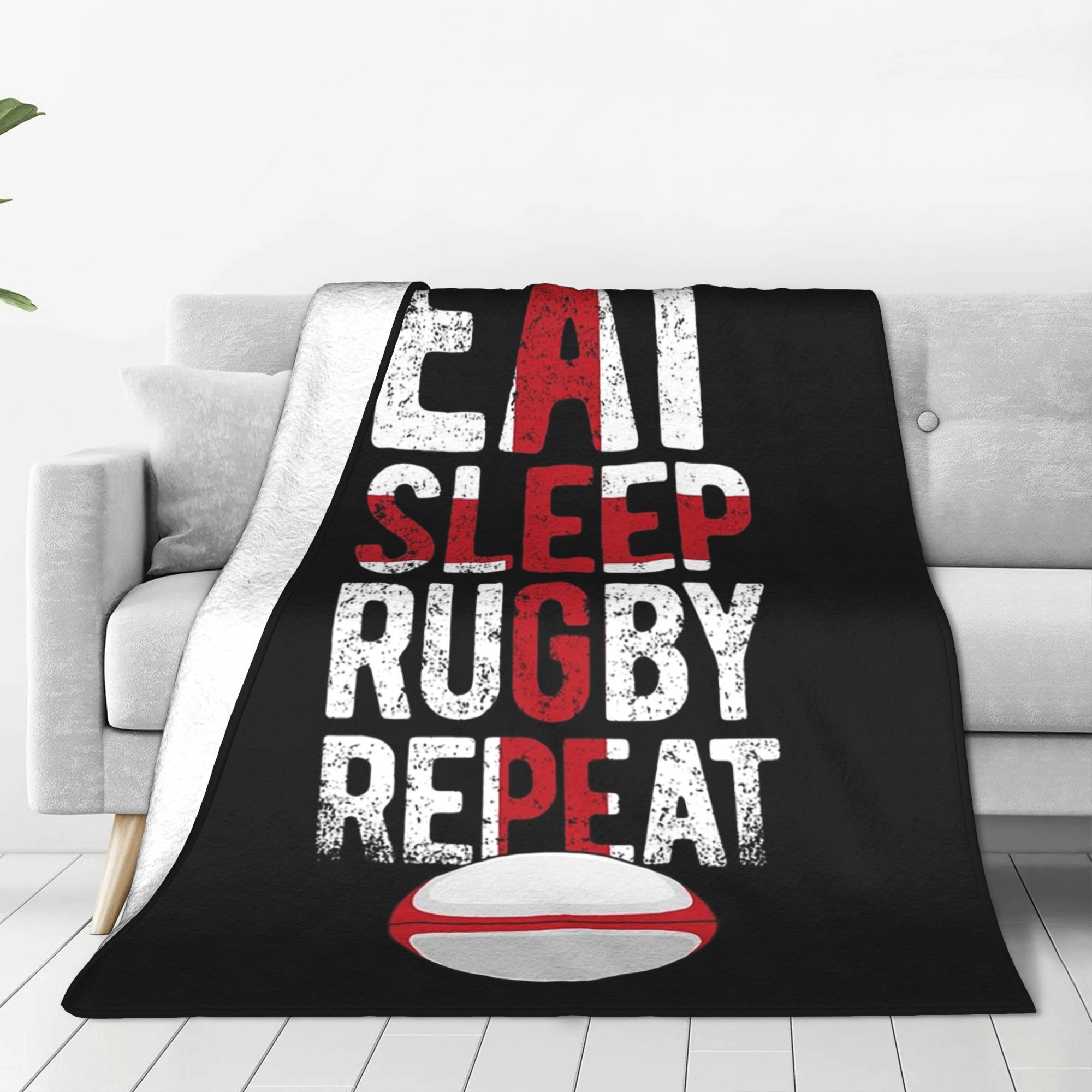 Eat Sleep Rugby Repeat England - Home Office England ulasan dan harga