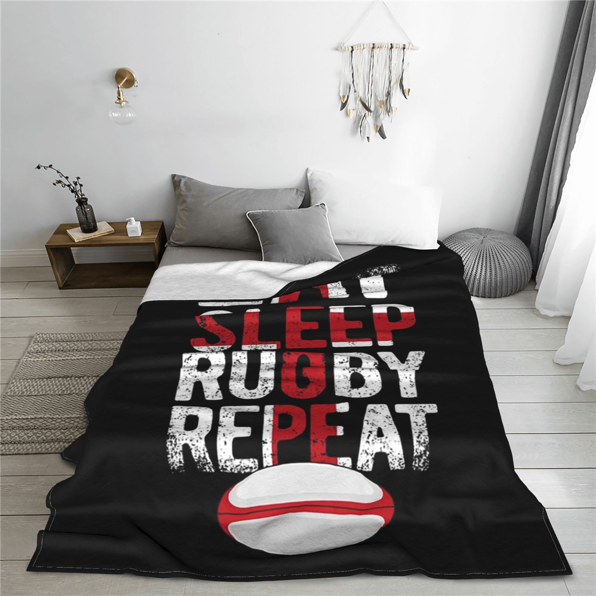 Eat Sleep Rugby Repeat England - Home Office England ulasan dan harga